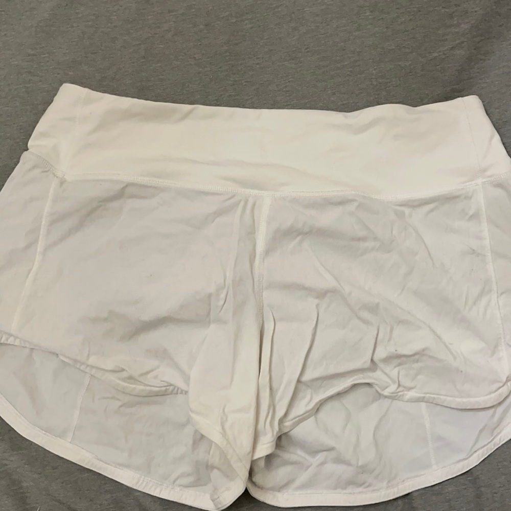 Lululemon white shorts